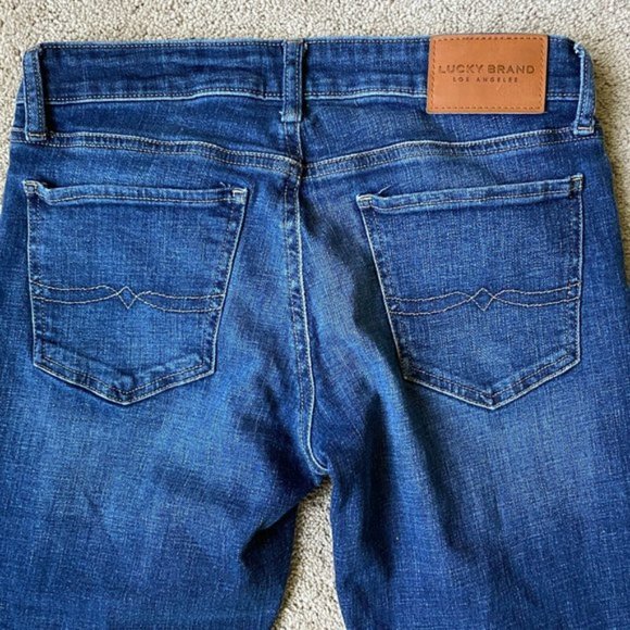 Jeans Women's Sweet Boot Blue Stretch Mid - Picture 7 of 9